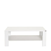 Masuta Cafea Rectangular Adore Living, Alb, 110 x 42 x 65 Cm
