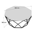 Masuta de cafea Elmax, Nuc, 90x38x90 cm