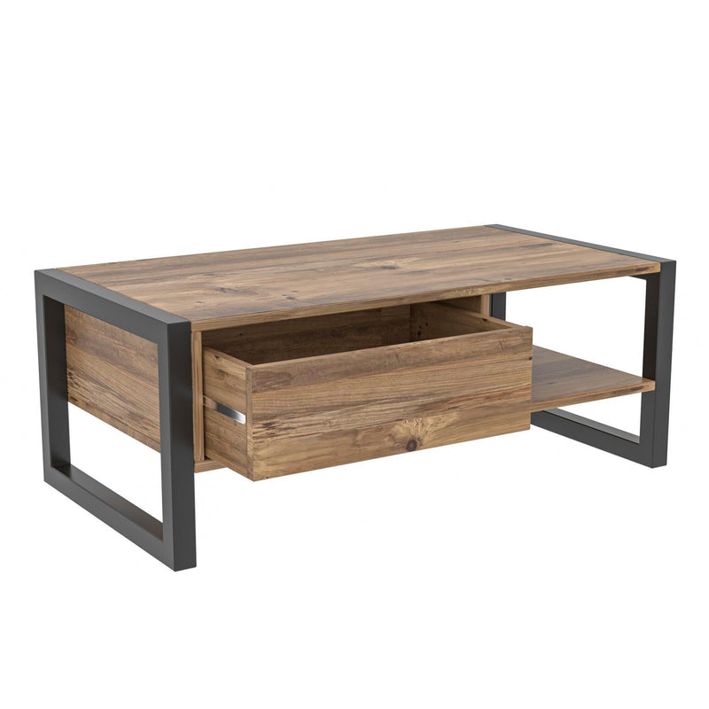 Masuta de cafea Haldizen, Stejar, 105 x 40 x 55 cm