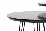 Masuta de Cafea MDF Mime, Negru, 38 x 38 x 55 - 50, 45 cm