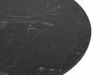 Masuta de Cafea MDF Mime, Negru, 38 x 38 x 55 - 50, 45 cm
