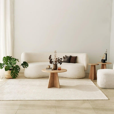 Masuta de cafea Mushroom - Living Oak, Stejar, 60 x 40 x 60 cm