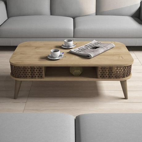 Masuta de cafea Septembrie, Stejar, 105x35x60 cm