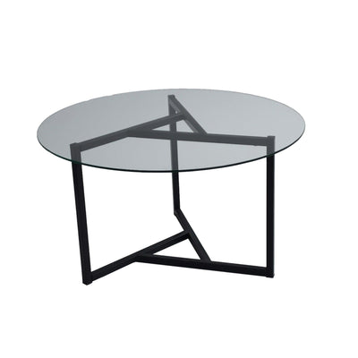 Masuta de cafea Triopa, Transparent, 75x42x75 cm