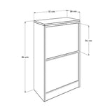 Pantofar Adore Compact, 10 Perechi, 2 Compartimente, Alb - Mov, 51x84x26 cm - Pantofar Adore Compact, 10 Perechi, 2 Compartimente, Alb, 51x84x26 cm, foto produs 8