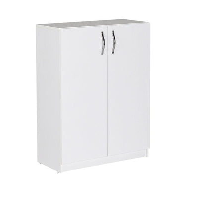 Pantofar Adore Double, 2 usi, 3 rafturi, capacitate 12-16 perechi, Alb, 70 x 90 x 33 cm