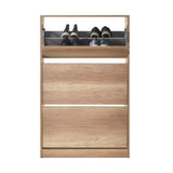 Pantofar Adore Max Plus, 18 Perechi, 3 Compartimente, 73x119x26 cm - Natur