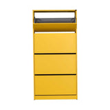 Pantofar Adore Max XL, 24 Perechi, 4 Compartimente, 73x157x26 cm - Galben