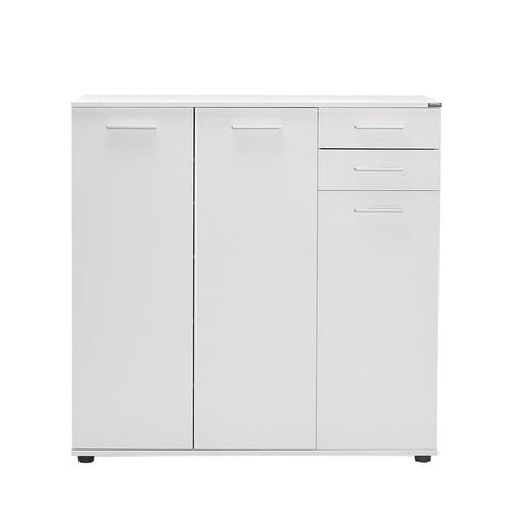 Pantofar Adore Trendline, 3 usi si 2 sertare, 10 rafturi, 108 x 108 x 35 cm