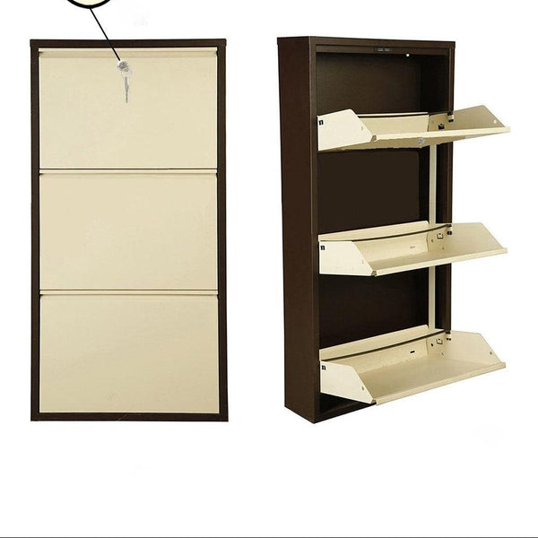 Pantofar Miko, 3 Compartimente cu Cheie, 50x103x15 cm