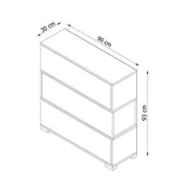 Pantofar Napolyon, Alb, 90x93x30 cm
