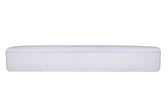Protectie de pat double, Alb, 200 x 180 cm,100% Bumbac Ranforce