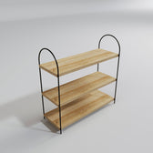 Raft De Bucatarie Hamm cu 3 Rafturi, Stejar, 45 X 42 X 17 Cm