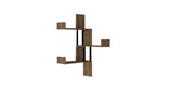 Raft de perete Biat, 3 Rafturi, Stejar, 105 x 60 x 20 cm