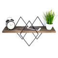 Raft de perete Chelsea, Nuc, 60 x 36 x 14 cm