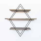 Raft de perete Kube, Nuc, 60x60x14 cm