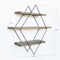 Raft de perete Kube, Nuc, 60x60x14 cm