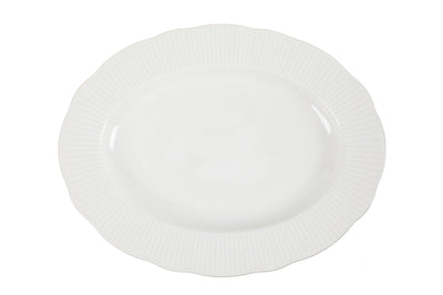 Serviciu de masa, 83 piese,  Portelan, Alb - Auriu