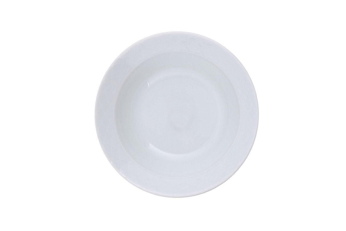 Serviciu de masa, Set 24 piese pentru cina, Portelan, Alb