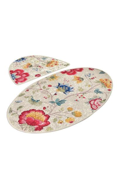Set Covor de baie (2 bucăți), Multicolor
