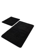 Set Covor de baie (2 bucăți), Negru