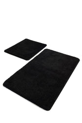 Set Covor de baie (2 bucăți), Negru
