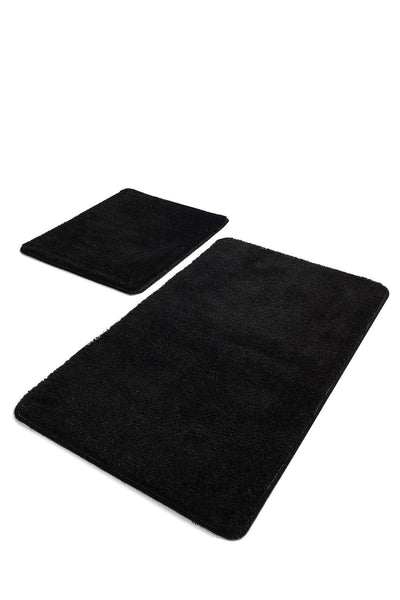 Set Covor de baie (2 bucăți), Negru