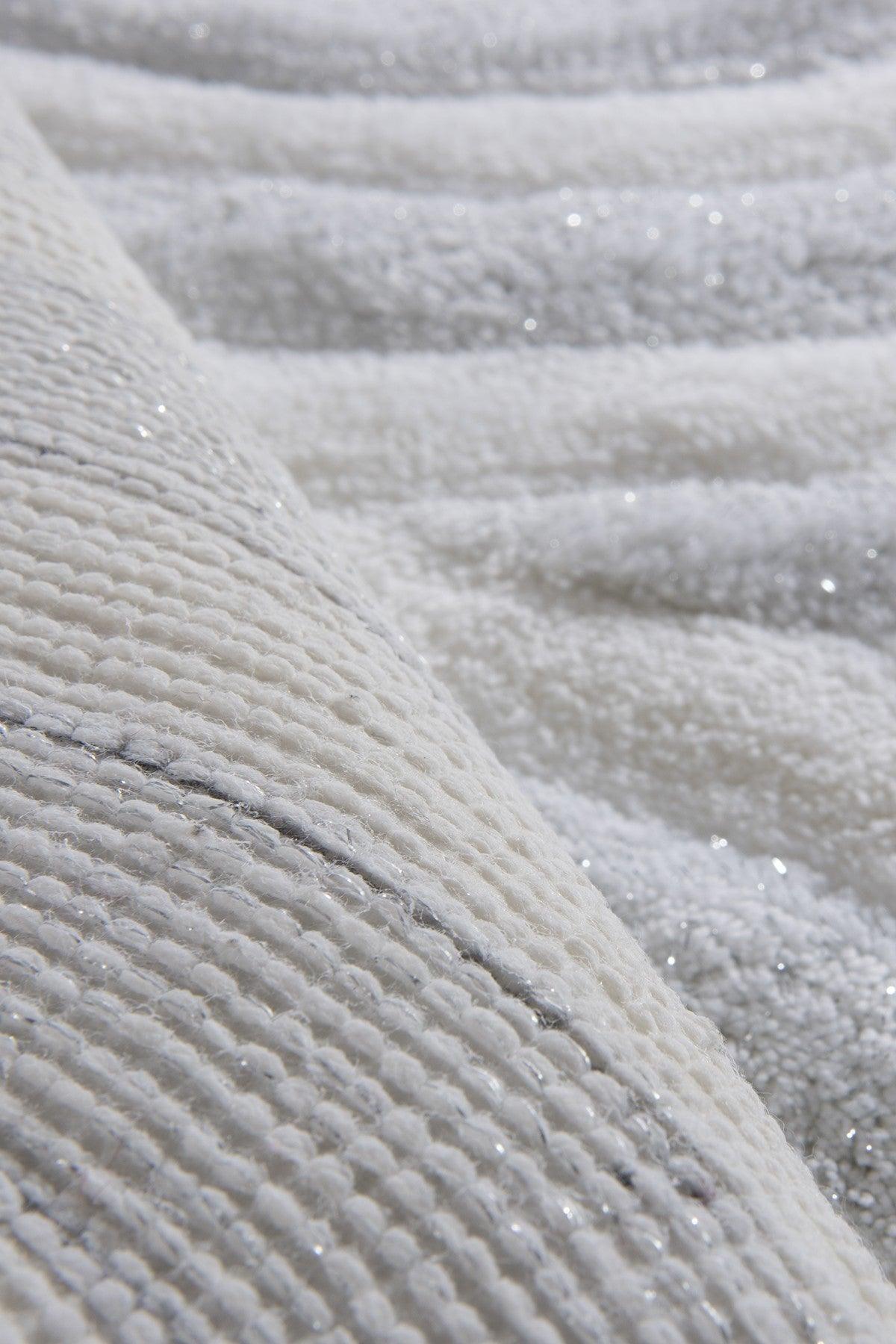 Set Covor de baie (3 bucăți), Alb