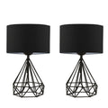 Set Lampă De Masă (2 Bucăți) Taylor, Negru