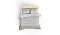 Set Lenjerie de pat double, Bej, 220 x 200 cm,100% Bumbac Ranforce