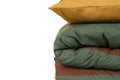 Set Lenjerie de pat double, 100% Bumbac Ranforce, Galben, 220x200 cm, perspectiva suplimentara