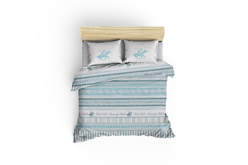 Set Lenjerie de pat double, 100% Bumbac Ranforce, Verde, 220x160 cm, imagine suplimentara