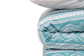 Set Lenjerie de pat double, 100% Bumbac Ranforce, Verde, 220x160 cm, perspectiva suplimentara