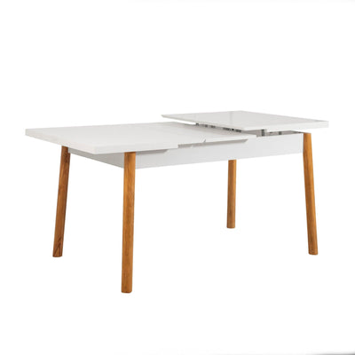 Set Masa Bucatarie și scaune (5 bucăți) Santiago 0900, Stejar, 120x75x75 cm