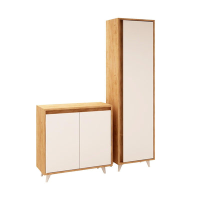 Set Pantofar Omninde, Stejar, 50x192x35 cm
