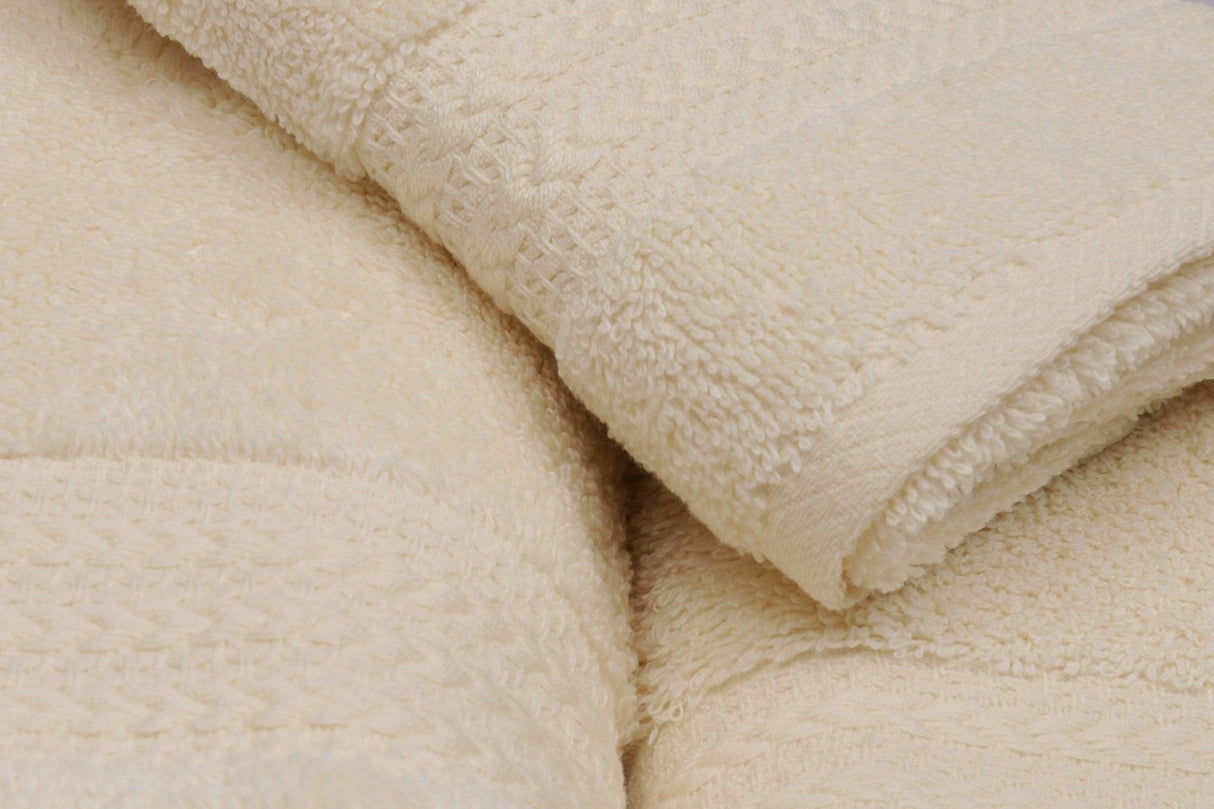 Set prosoape (3 bucăți), Crem, 50x30 cm