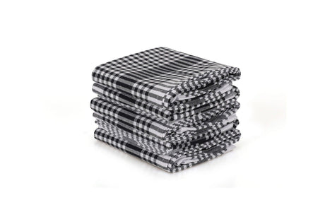 Set Prosoape de Bucatarie (10 bucăți), Negru, 65x45 cm