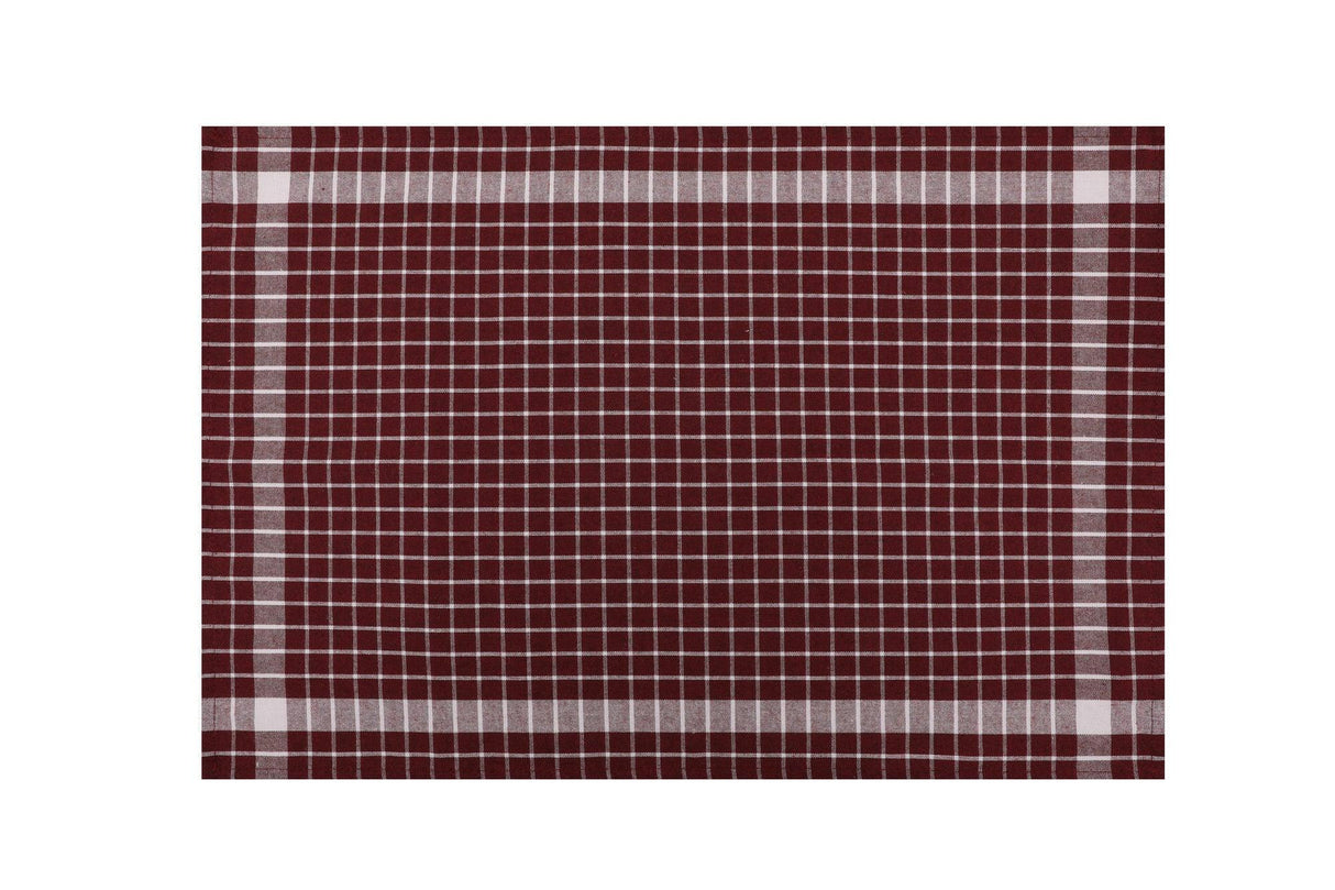 Set Prosoape de Bucatarie (10 bucăți), Roșu, 65x45 cm