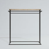 Suport/Stander Umerase Effenberg cu Raft si 2 Umerase, Crem, 100 X 170 X 40 Cm