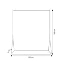 Suport/Stander Umerase Venice Auriu, 150X160X34 Cm