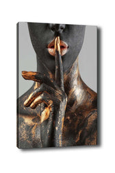 Tablou Canvas African Lady 5, Multicolor, 70 x 50 cm