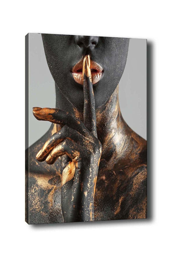 Tablou Canvas African Lady 5, Multicolor, 70x50 cm