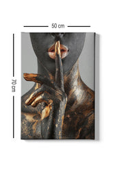 Tablou Canvas African Lady 5, Multicolor, 70 x 50 cm