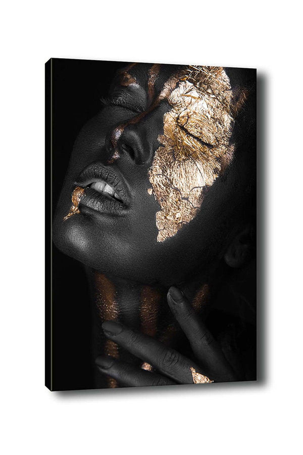 Tablou Canvas African Lady, Multicolor, 70x50 cm