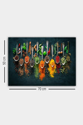 Tablou Canvas Condimente, Multicolor, 70 x 50 cm