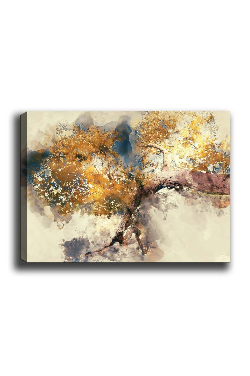 Tablou Canvas Copac in Ilusion, Multicolor, 100 x 70 cm