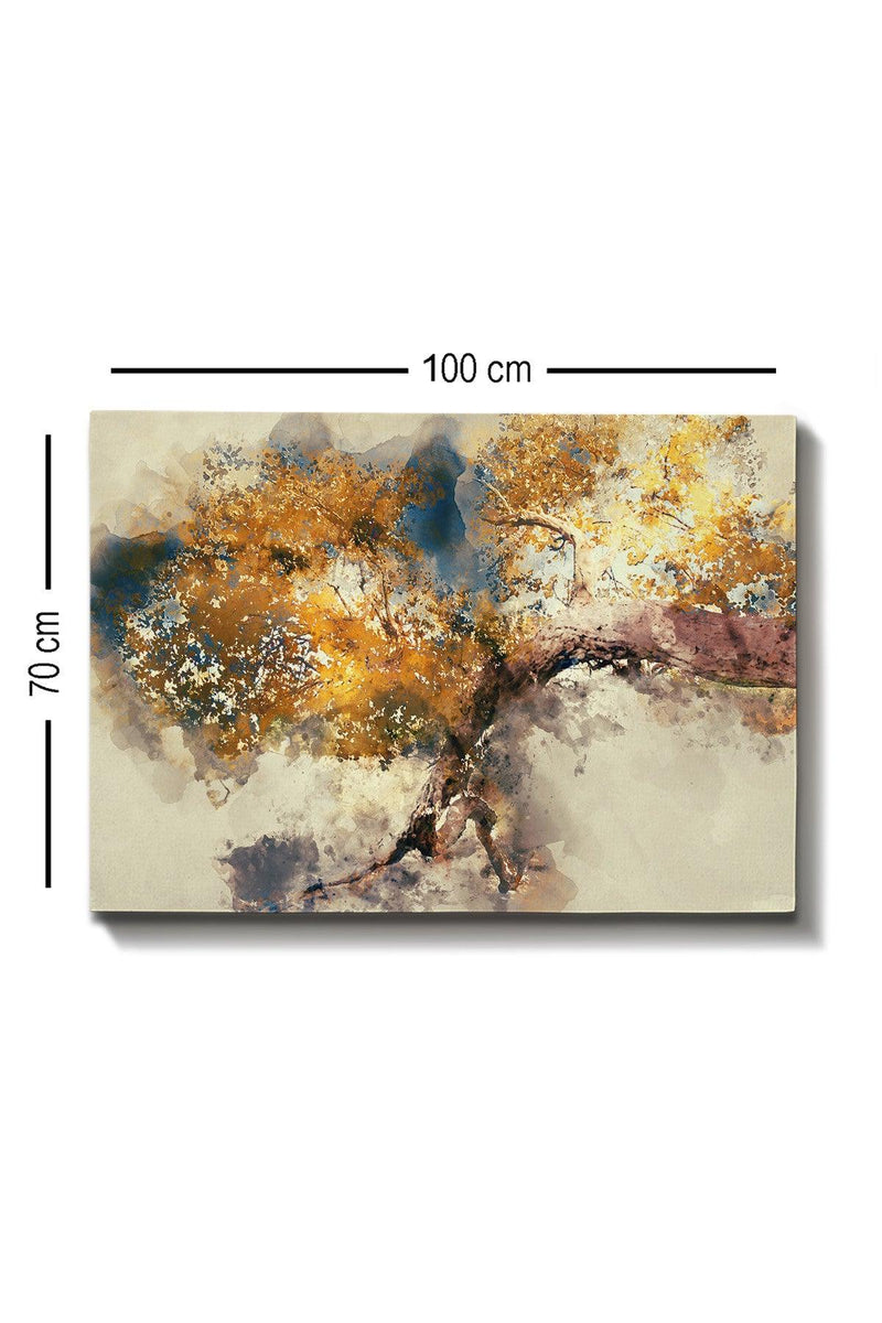 Tablou Canvas Copac in Ilusion, Multicolor, 100 x 70 cm