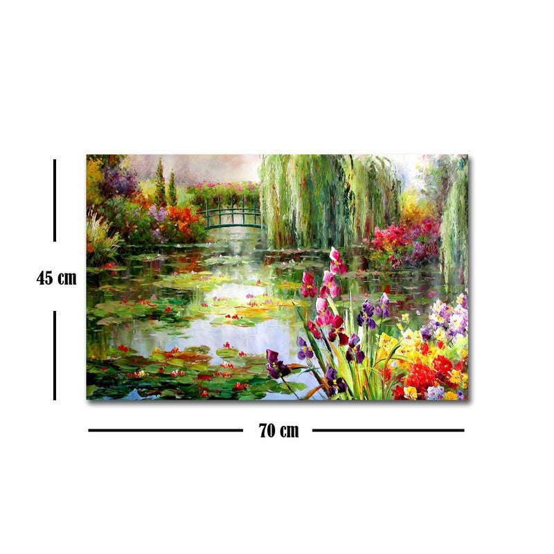 Tablou Canvas Delta Vacaresti, Multicolor, 70 x 45 cm