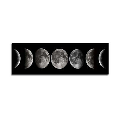 Tablou Canvas Eclipse Lunar, Multicolor, 120x50 cm