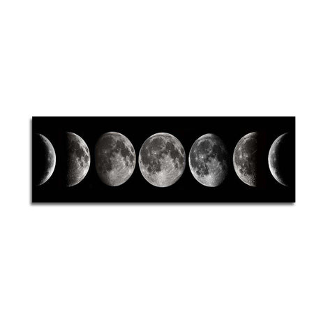 Tablou Canvas Eclipse Lunar, Multicolor, 120x50 cm